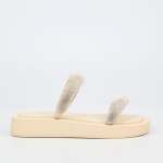 Coconut 8 Flat Sandal - Bone - Bone 4