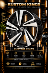 19 Inch Volkswagen Fitment Rims 5 112 Pcd – Black Machine Face Alloy Wheels
