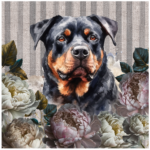 FSC2387 Printed Panel Rottweiler