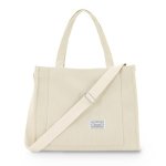 Uerruam Corduroy Tote Bag For Women Large Shoulder Work Tote For Teacher Nurse College Everyday Handbag With Crossbody Strap Lar