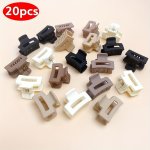 10/20PCS Fashion Simple Small Hair Clips Suitable For Girls Daily Party Dress Up Small Grab Clips Cute Princess Hairpin Holiday Hair Accessories