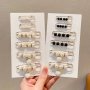 12PCS Alloy Pant Waist Pin Clips Adjustable Clothes Tightener 3 Sizes Fashion Accessory For Secure & Discreet Fit With Pearls And Rhinestones