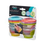 Nourish Store And Wean Pots 60ML 6PACK