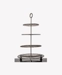 Cupcake Stand Silver Wire 4 Tier