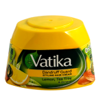 Vatika Dandruff Guard Hair Styling Cream 140ML - Premium Pure Hair Cream For Scalp Protection Dandruff Control & Styling Deliver