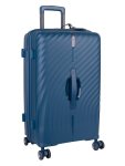 CELLINI Xpedition Medium 4 Wheel Trolley Trunk Navy