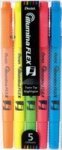 Illumina Flex Twin Tip Highlighter Set Of 5