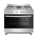 900MM Range Cooker 5 Burner Gas Hob With Electric Oven