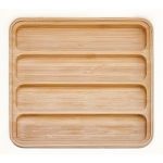 Wooden Watch Band Organizer Box With 4 Slots