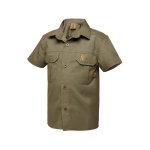 Kids S S Kalahari Shirt - Olive - 11-12