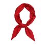Red Pleated Square Scarf Women Summer Thin Versatile Neck Scarf