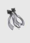 Organza Hair Bow - Black