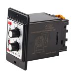 Eujgoov On Off Twin Timer Relay Knob Control Time Switch Short Period Repeat Cycle Intermittent Timer Interval Timer Day Night O