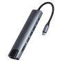 Multi-functional 8-IN-1 Usb-c Adapter Hub Docking Station