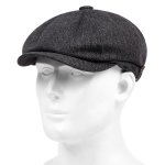 1PC Men's Grain Plaid Vintage Fashion Beanie Beret Ideal Choice For Gifts