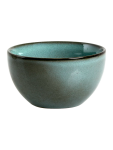Reactive Glaze Teal Ceramic Bowl 11CM - None Blue