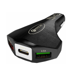 Ultra-fast Car Charger USB B And USB C