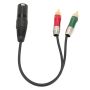 5MM Cable 1M Microphone Splitter Compatible With DVD