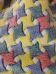 Printed Fluffy Fleece Jacquard