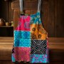 Quilt Pattern Medium Length Apron