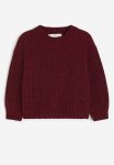 Knitted Chenille Jumper - Red