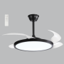 Ceiling Fan With Retractable BLADE-FCF106 Black