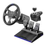 V99 270 900 Degree Ffb Racing Wheel With Pedals shifter - -V99