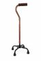 Quad Cane - Adjustable Walking Aid With Four-point Base