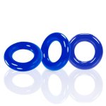 - Willy Rings 3-PACK Cockrings Police Blue