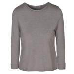 Fine Knit Basic Top - Grey Free