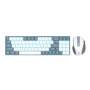 Redragon BS8772 Wireless Keyboard And Mouse Combo - Grey/white