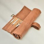 Leather Knife Roll Utility Roll
