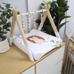 Changing Mat Cover Cute Woodlands Leaf And Tree