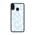 Custom Printed Tpu Cases - Samsung Galaxy A20 Samsung Galaxy A30 & 39 Blue Flower& 39 By