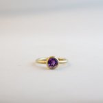 Round Medium - Amethyst - Medium