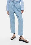 Linen Joggers - Light Blue