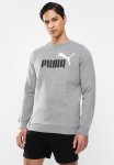 Puma Ess+ 2 Col Big Logo Crew Fl - Grey
