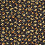 Chiffon Flock Floral Yellow 15031 033