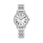 Eco-drive White Dial Watch