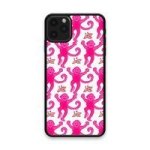 Custom Printed Tpu Cases - Apple Iphone 11 Pro Max & 39 Pink Monkey& 39 By