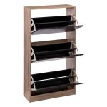 Plastic Shoe Rack Drawers - Black - 60X23.3X11.9CM