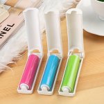 Compact & Portable Lint Roller With Washable Refill - Foldable Sticky Clothes Fluff Remover For Travel & Everyday Use Reusable L