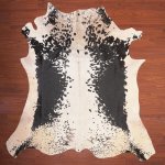 B Grade Nguni Hide 203 Black white L - Large Black white Panelled