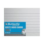 Ruled Index speech Cards – A7 160GSM White – 100 Sheets – ISC053