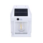 Solar Powered Wall Lamp Outdoor Waterproof Garden Decoration Light