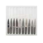 10PC V-cutting Bit 45 Degree - 3.175MM Shank VCU014