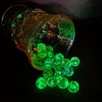 Luminous Glass Marble Balls - 5PCS Glow-in-the-dark Craft Ornaments Vibrant Solid Color Glass Spheres For Aquariums Terrariums &