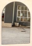 Black Metal Arch Mirror – 122X83CM