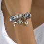 Delicate Elegant Alloy Multi-element Accessories Pendant Charm Female Bracelet