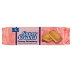 Henro Super Creams Creamy Strawberry Biscuits 125G